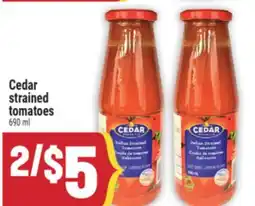 Marché Adonis Cedar strained tomatoes offer
