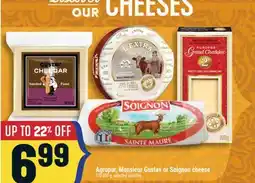 Marché Adonis Agropur, Monsieur Gustav or Soignon cheese offer