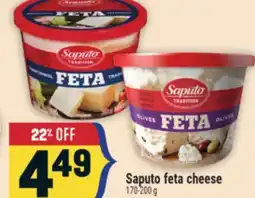 Marché Adonis Saputo feta cheese offer