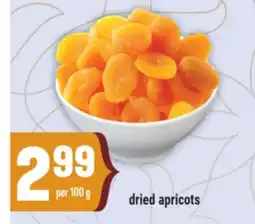 Marché Adonis Dried apricots offer