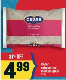 Marché Adonis Cedar calrose rice medium grain offer