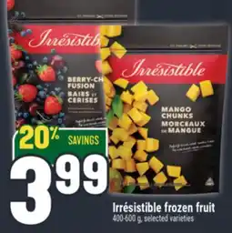 Marché Adonis Irrésistible frozen fruit offer