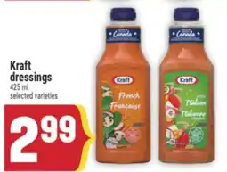 Marché Adonis Kraft dressings offer