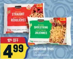 Marché Adonis Selection fries offer