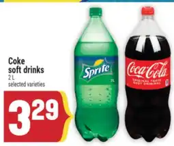 Marché Adonis Coke soft drinks offer