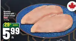Marché Adonis Boneless skinless split chicken breast Halal offer