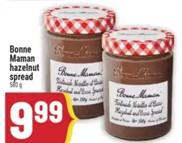 Marché Adonis Bonne Maman hazelnut spread offer