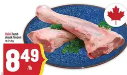 Marché Adonis Halal lamb shank frozen offer
