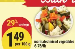Marché Adonis Marinated mixed vegetables offer