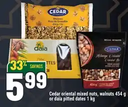 Marché Adonis Cedar oriental mixed nuts, walnuts 454 g or daïa pitted dates 1 kg offer