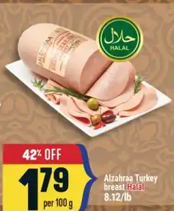Marché Adonis Alzahraa Turkey breast Halal offer