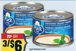 Marché Adonis Puck thickened cream offer