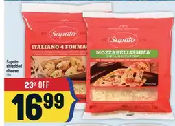 Marché Adonis Saputo shredded cheese offer