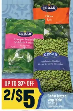 Marché Adonis Cedar frozen vegetable offer