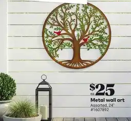 Giant Tiger Metal wall art offer