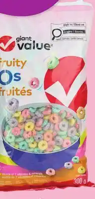 Giant Tiger Giant Value Cereal offer