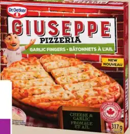 Giant Tiger Dr. Oetker Giuseppe frozen garlic fingers offer