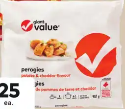 Giant Tiger Giant Value frozen perogies offer
