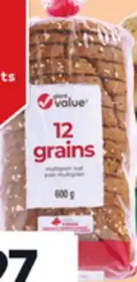 Giant Tiger Giant Value multigrain bread offer