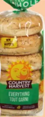 Giant Tiger Country Harvest bagels offer