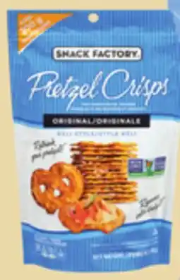 Giant Tiger Snack Factory Pretzel Crisps offer