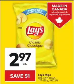 Giant Tiger Lay's chips offer
