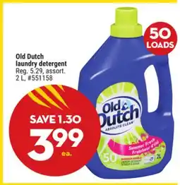 Giant Tiger Old Dutch laundry detergent offer