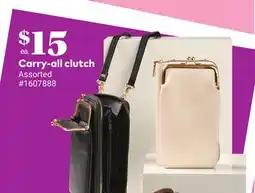 Giant Tiger Carry-all clutch offer