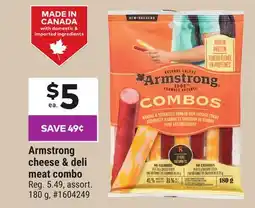 Giant Tiger Armstrong cheese & deli meat combo offer