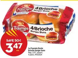 Giant Tiger La Fournée Dorée brioche burger buns offer