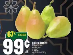 Marché Adonis POIRES BARTLETT | BARTLETT PEARS offer