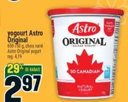 Marché Adonis YOGOURT ASTRO ORIGINAL | ASTRO ORIGINAL YOGURT offer
