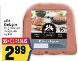 Marché Adonis PÂTÉ BRETAGNE | BRETAGNE PÂTÉ offer