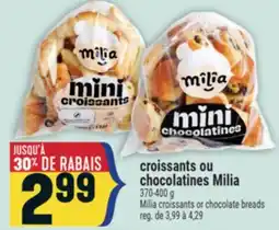 Marché Adonis CROISSANTS OU CHOCOLATINES MILIA | MILIA CROISSANTS OR CHOCOLATE BREADS offer