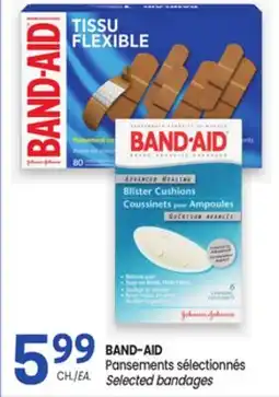 Uniprix BAND-AID Pansements sélectionnés/Selected bandages offer
