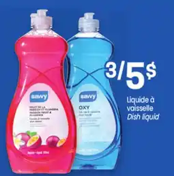 Uniprix SAVVY Liquide à vaisselle/Dish liquid offer