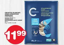 Marches Tradition COMPLIMENTS FROZEN RAW ECUADORIAN WHITE SHRIMP offer