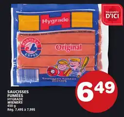 Marches Tradition HYGRADE WIENERS offer