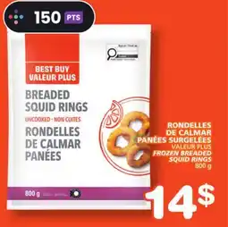 Marches Tradition VALEUR PLUS FROZEN BREADED SQUID RINGS offer