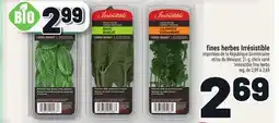 Metro FINES HERBES IRRÉSISTIBLE |IRRÉSISTIBLE FINE HERBS offer