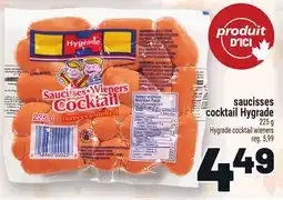 Metro SAUCISSES COCKTAIL HYGRADE | HYGRADE COCKTAIL WIENERS offer