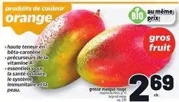 Metro GROSSE MANGUE ROUGE | LARGE RED MANGO offer