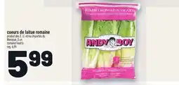 Metro COEURS DE LAITUE ROMAINE ANDY BOY | ANDY BOY ROMAINE HEARTS offer