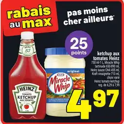 Metro KETCHUP AUX TOMATES HEINZ | HEINZ TOMATO KETCHUP offer