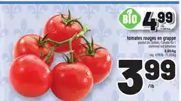 Metro TOMATES ROUGES EN GRAPPE | STEMMED RED TOMATOES offer