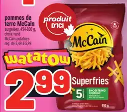 Metro POMMES DE TERRE MCCAIN | MCCAIN POTATOES offer