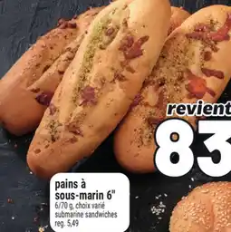 Metro PAINS À SOUS-MARIN 6 | SUBMARINE SANDWICHES offer