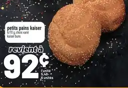Metro PETITS PAINS KAISER | KAISER BUNS offer