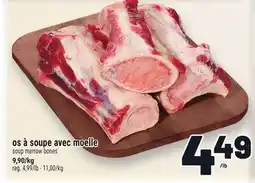 Metro OS À SOUPE AVEC MOELLE | SOUP MARROW BONES offer