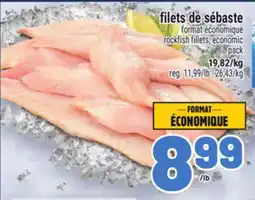 Metro FILETS DE SÉBASTE | ROCKFISH FILLETS offer